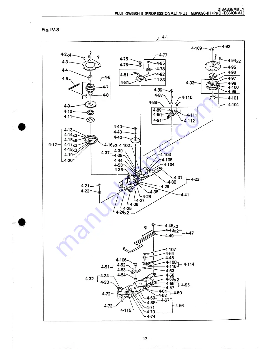 FujiFilm GSW690-III Service Manual Download Page 20