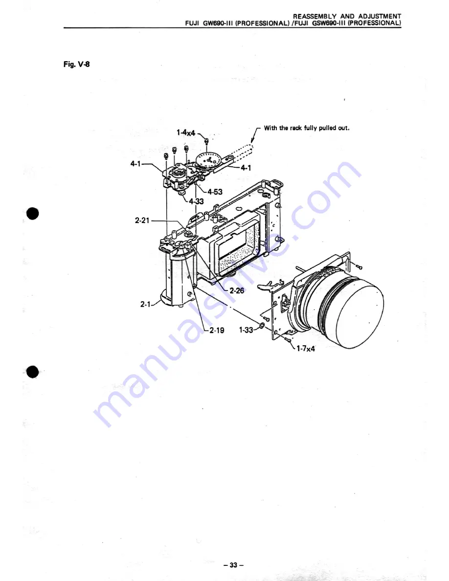 FujiFilm GSW690-III Service Manual Download Page 36