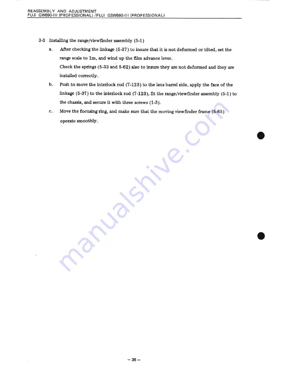 FujiFilm GSW690-III Service Manual Download Page 39