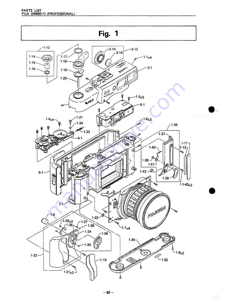 FujiFilm GSW690-III Service Manual Download Page 63