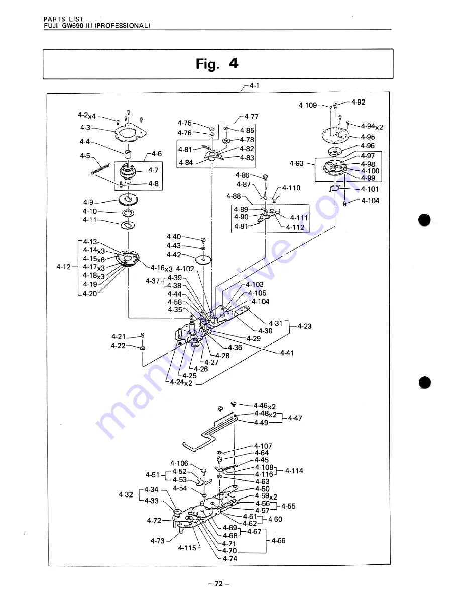 FujiFilm GSW690-III Service Manual Download Page 75