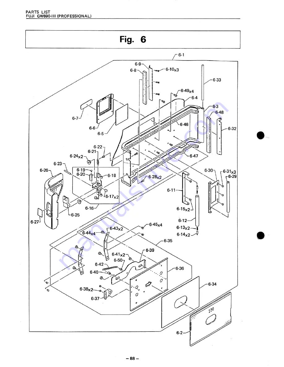 FujiFilm GSW690-III Service Manual Download Page 91