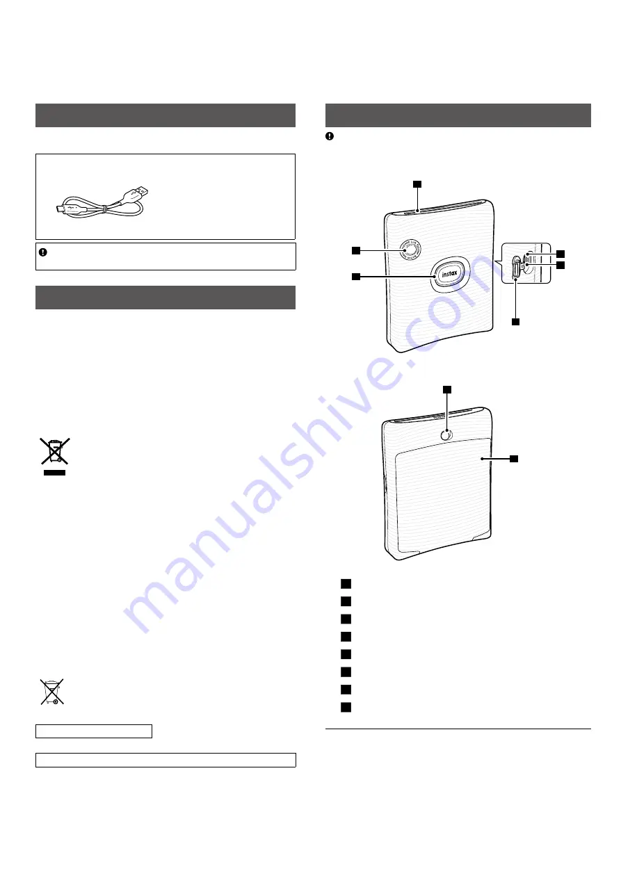 FujiFilm instax square Link User Manual Download Page 3