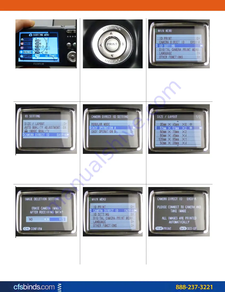 FujiFilm IP-10 Detailed Quick Reference Manual Download Page 3