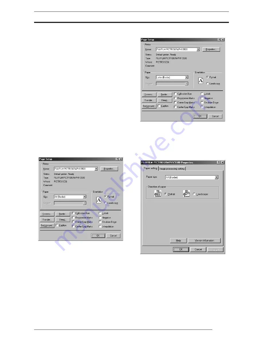 FujiFilm PICTOGRAPHY 3500 Instruction Manual Download Page 43