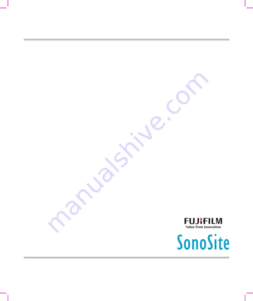 FujiFilm SonoSite Edge Stand User Manual Download Page 1