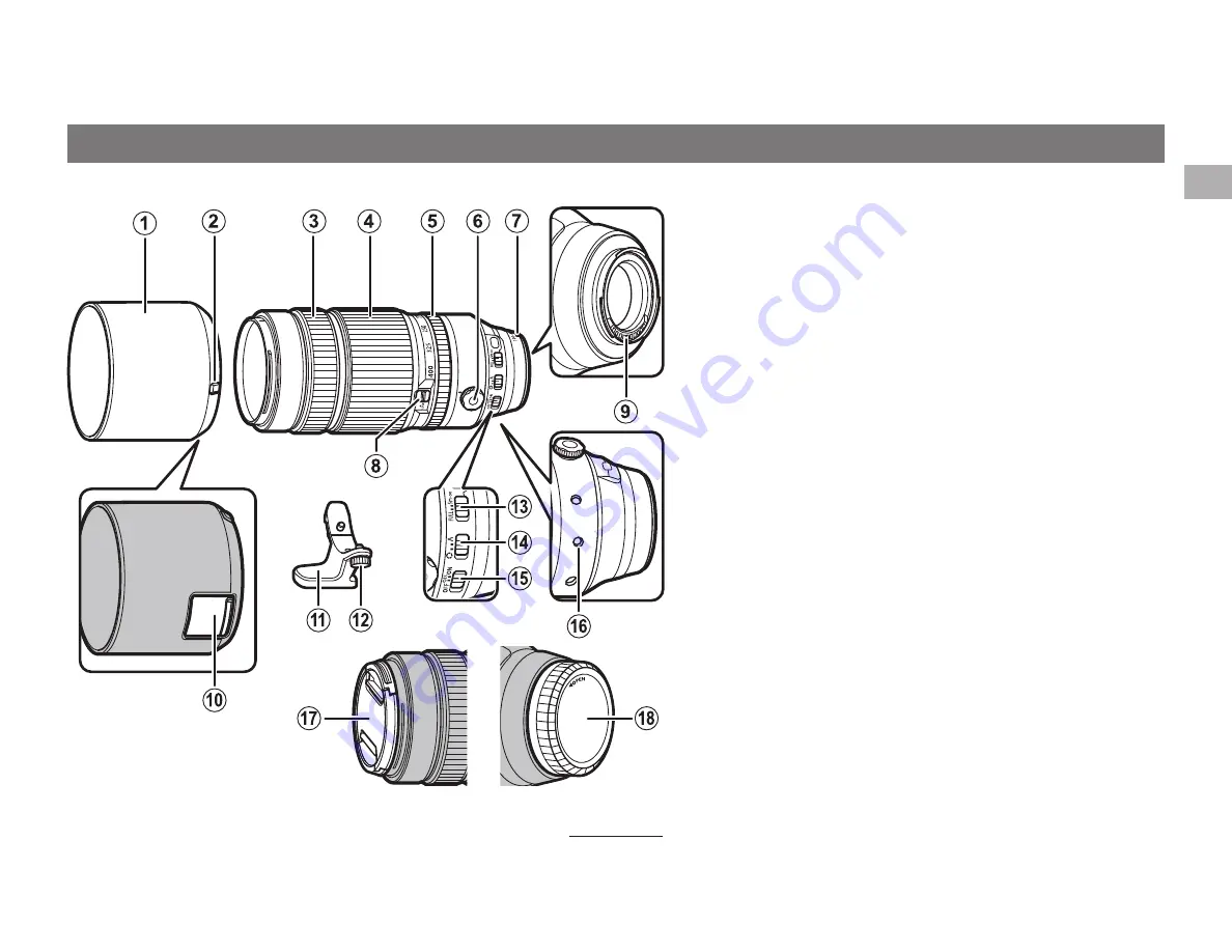 FujiFilm XF100-400 mm F4.5-5.6 R LM OIS WR Owner'S Manual Download Page 6