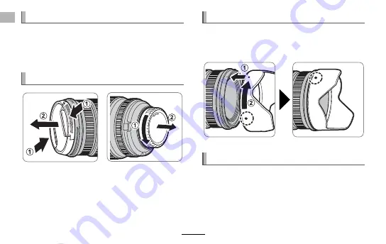 FujiFilm XF16-80mmF4 R OIS WR Owner'S Manual Download Page 6