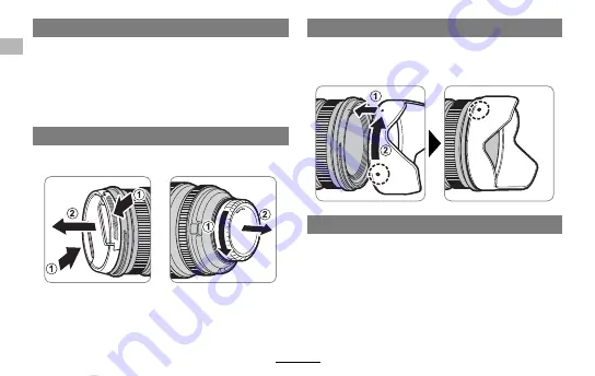 FujiFilm XF16-80mmF4 R OIS WR Owner'S Manual Download Page 14