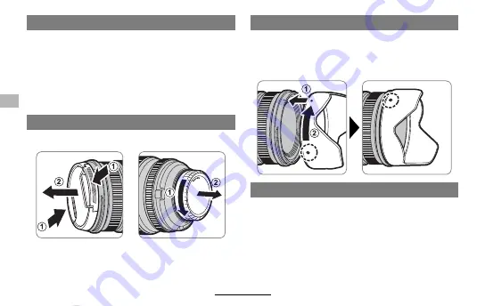 FujiFilm XF16-80mmF4 R OIS WR Owner'S Manual Download Page 46