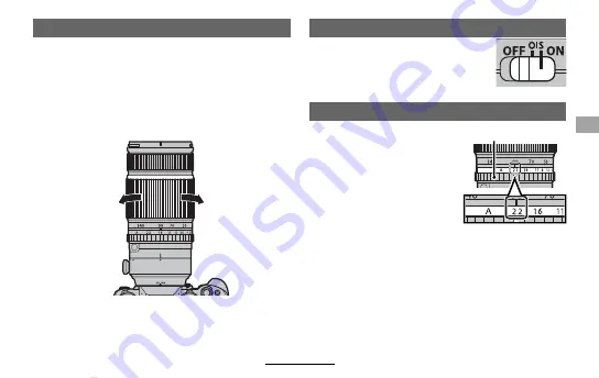 FujiFilm XF50-140mm F2.8 R LM OIS WR Owner'S Manual Download Page 59