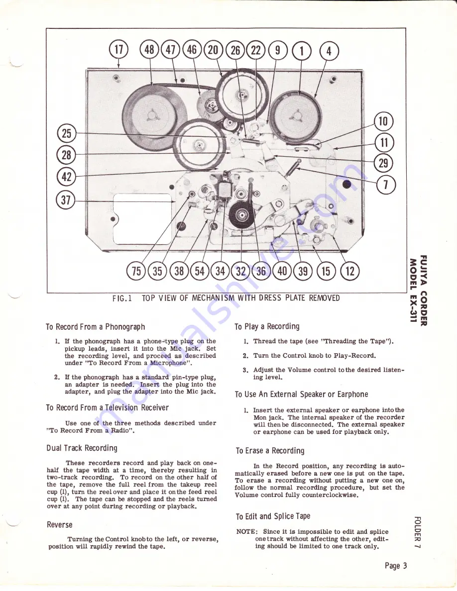 Fujiya EX-311 User Manual Download Page 3