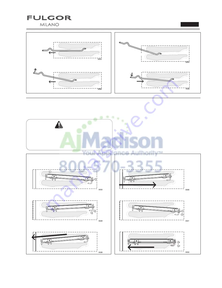 Fulgor Milano F1SP30*2 series Use & Care Manual Download Page 11