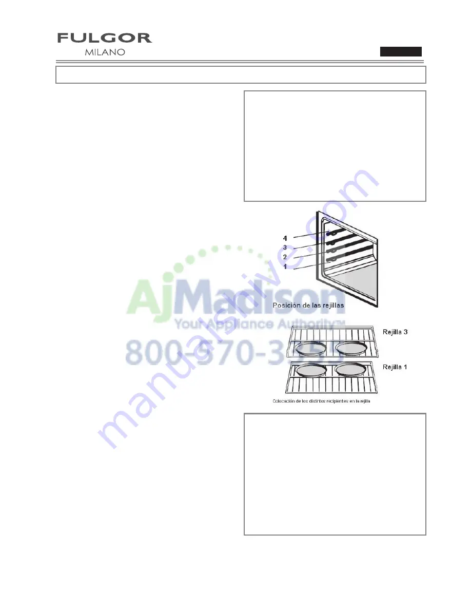 Fulgor Milano F1SP30*2 series Use & Care Manual Download Page 79