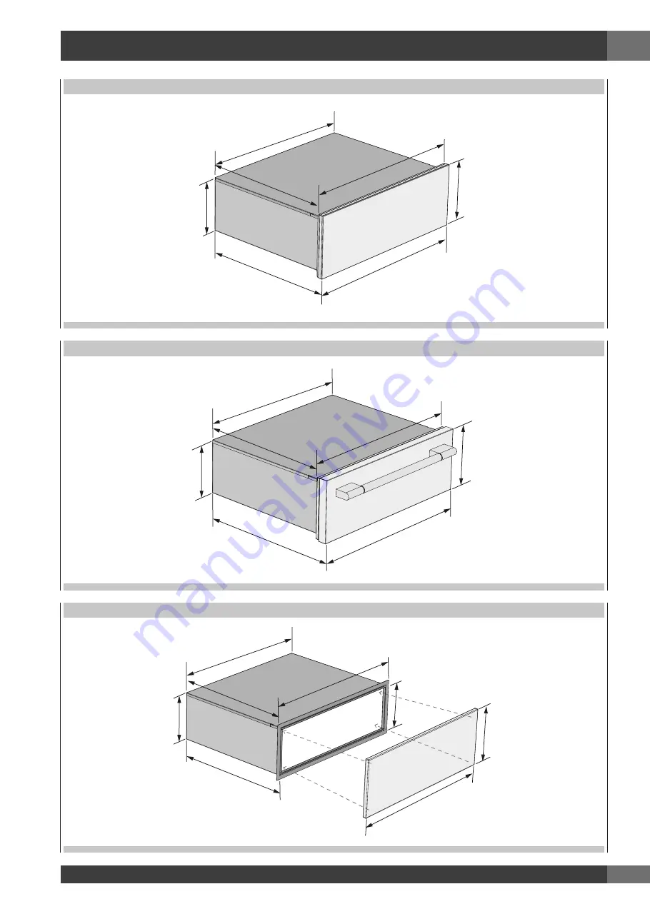 Fulgor Milano F1WD30 Series Instructions For Installation And Use Manual Download Page 29