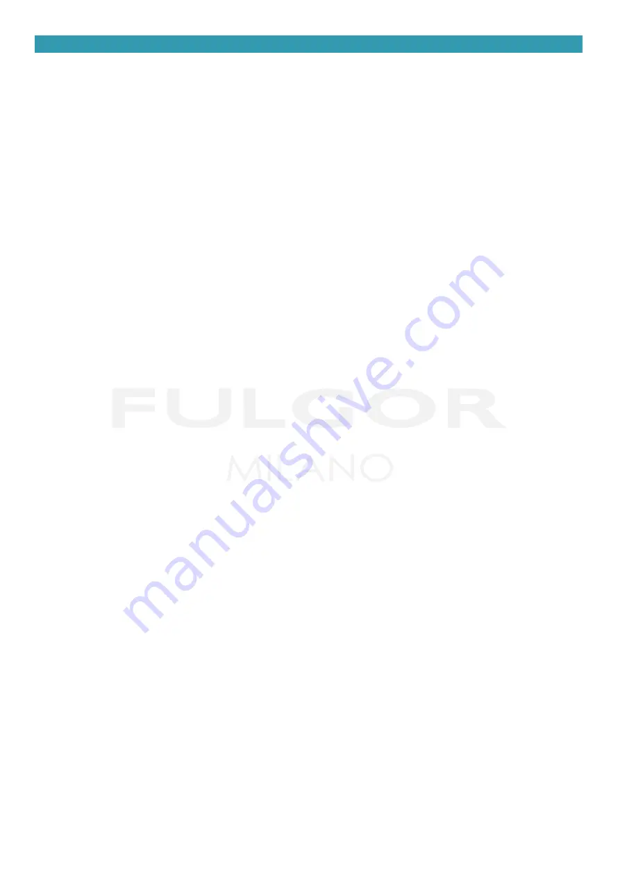 Fulgor Milano F4CW30S1 Instructions For Installation And Use Manual Download Page 23