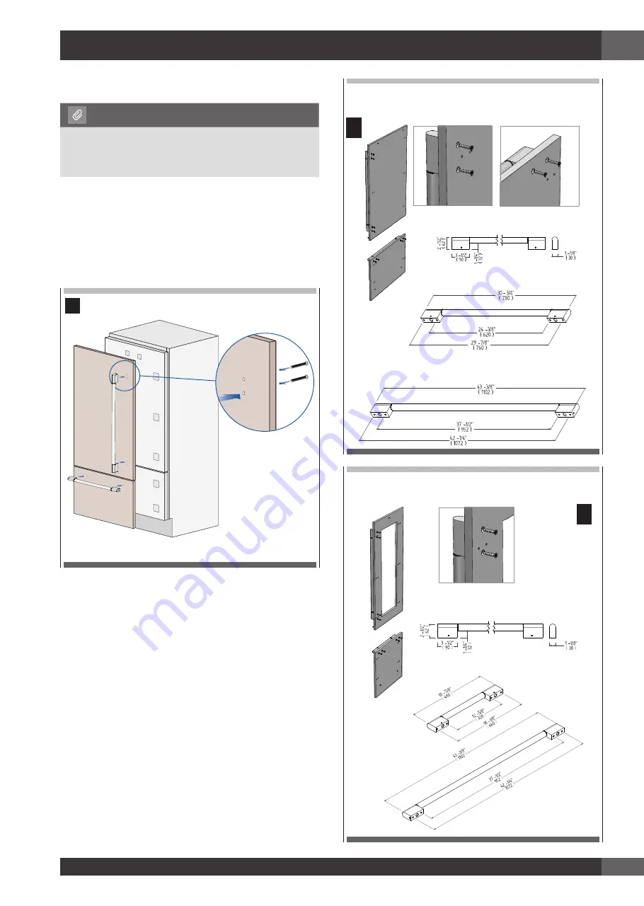 Fulgor Milano F7IBM36O1-L Installation Manual Download Page 42