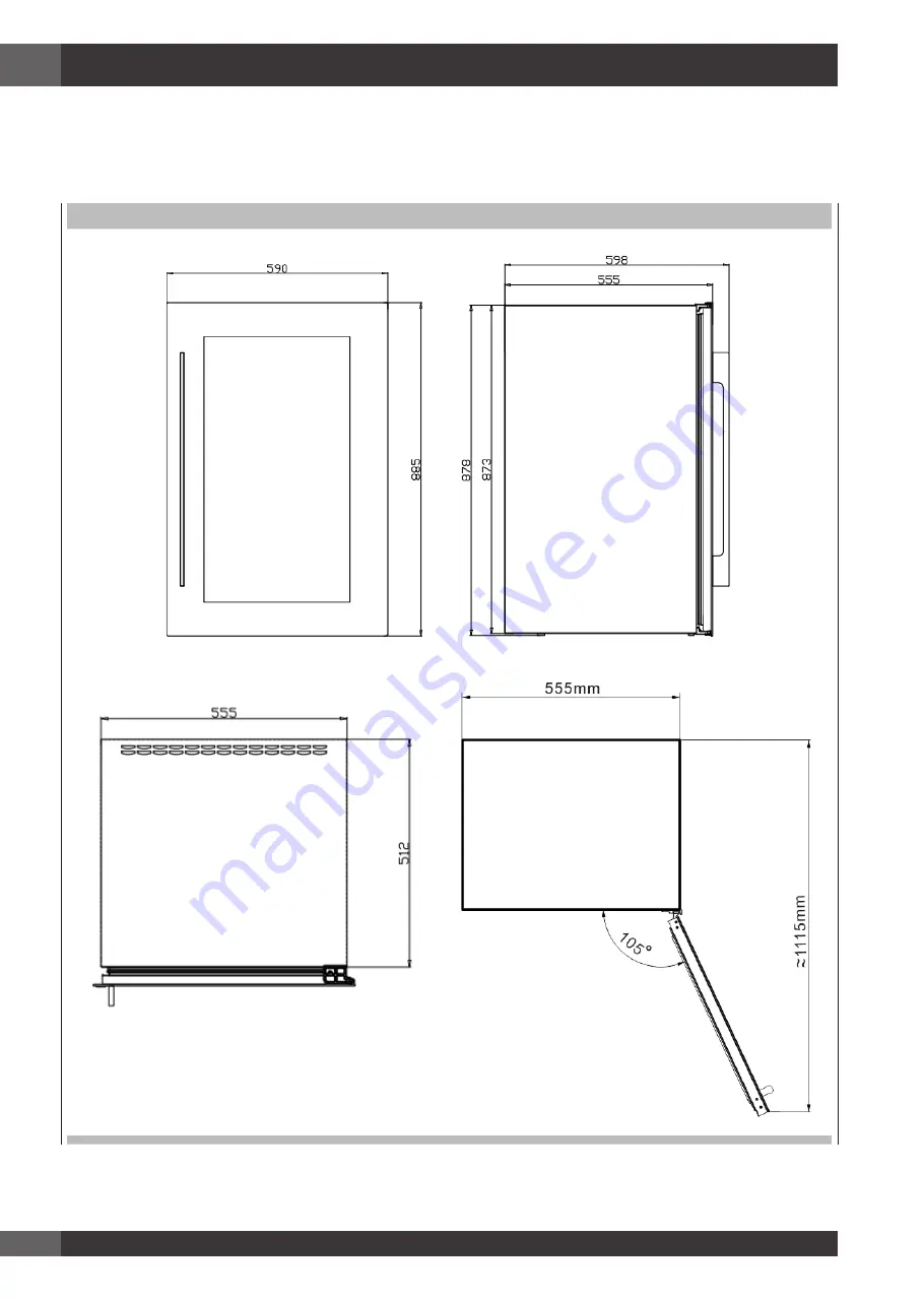 Fulgor Milano FWC 8200 U TC Скачать руководство пользователя страница 24