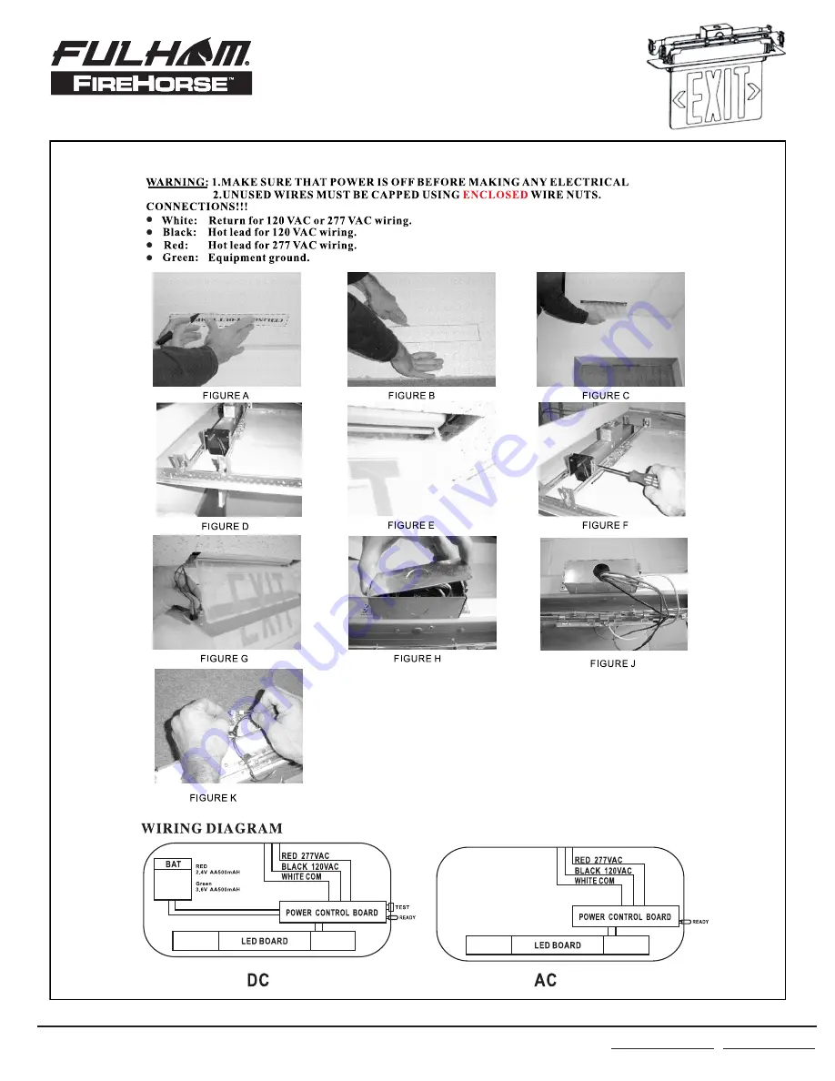 Fulham FireHorse FHEX23 General Installation Manuallines Download Page 2