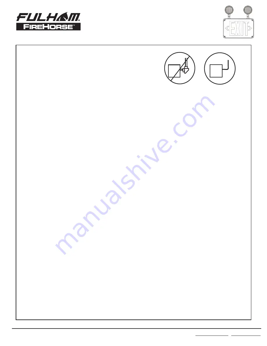 Fulham FireHorse FHEX26 General Installation Manuallines Download Page 3