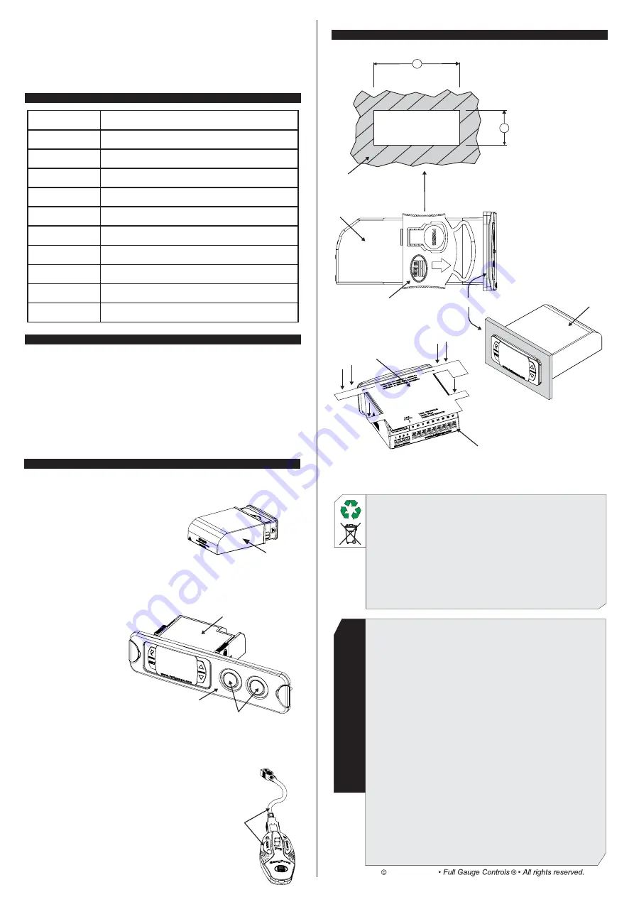 Full Gauge MT-516E Manual Download Page 4