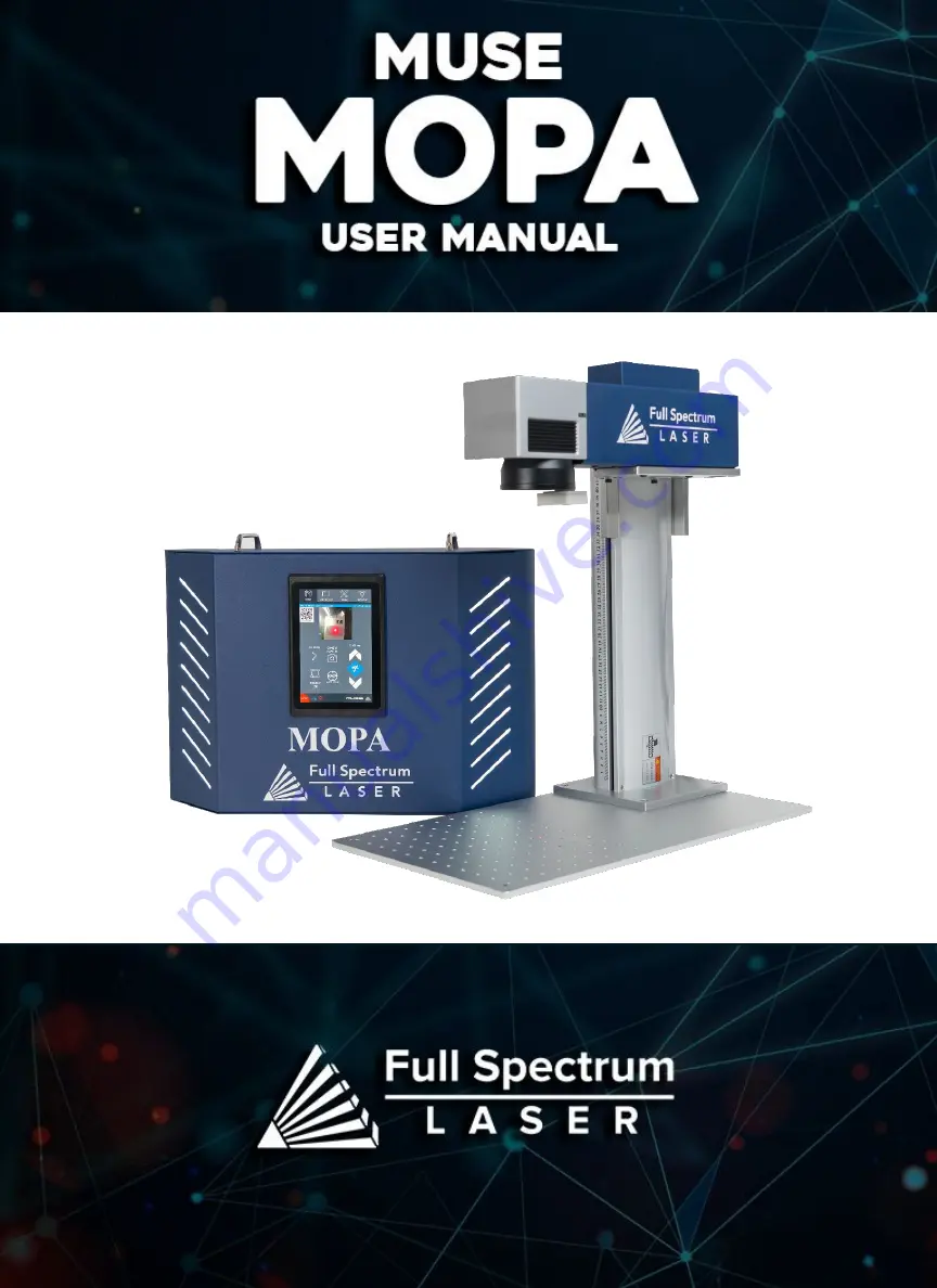 Full Spectrum Laser MUSE MOPA Скачать руководство пользователя страница 1