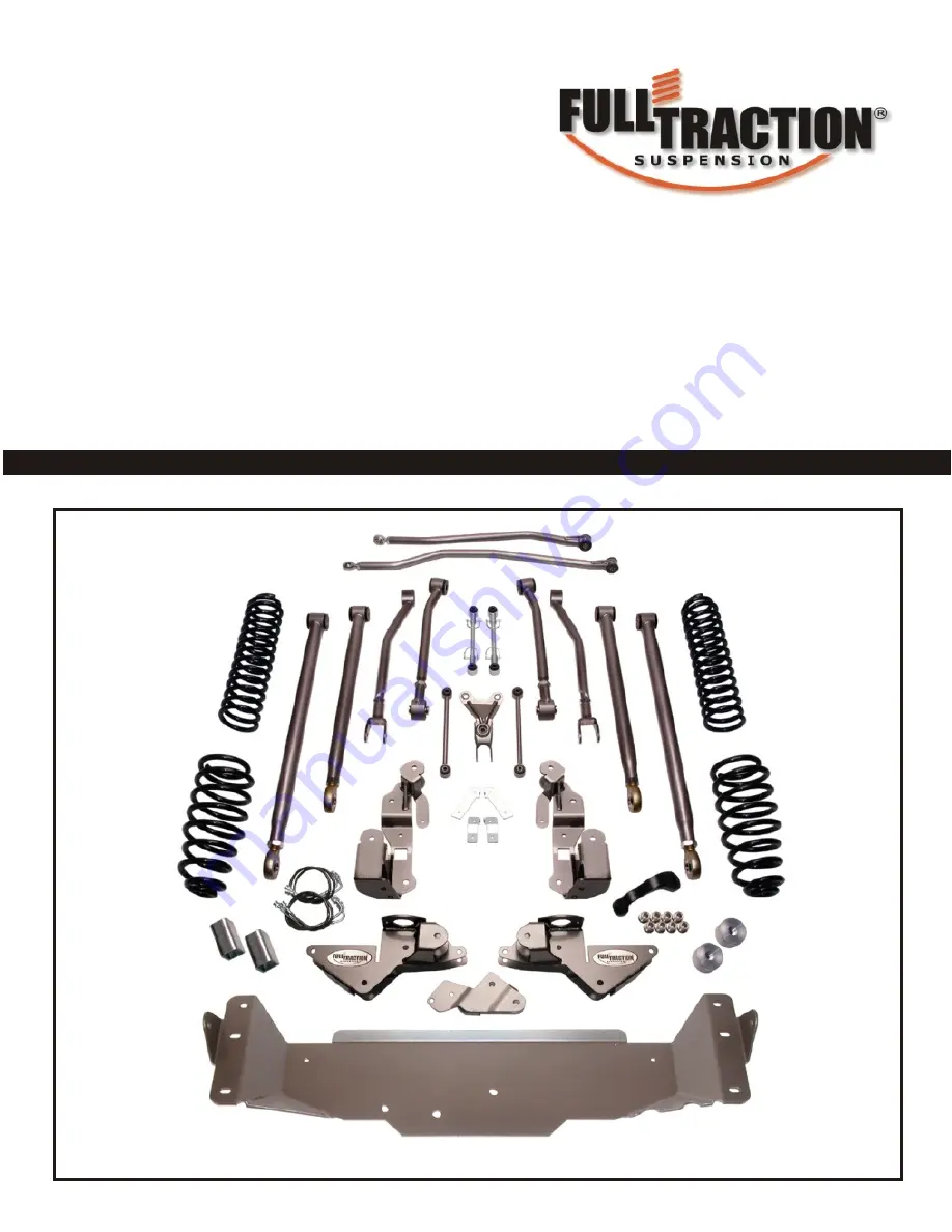 Full Traction JK LONG ARM User Manual Download Page 1