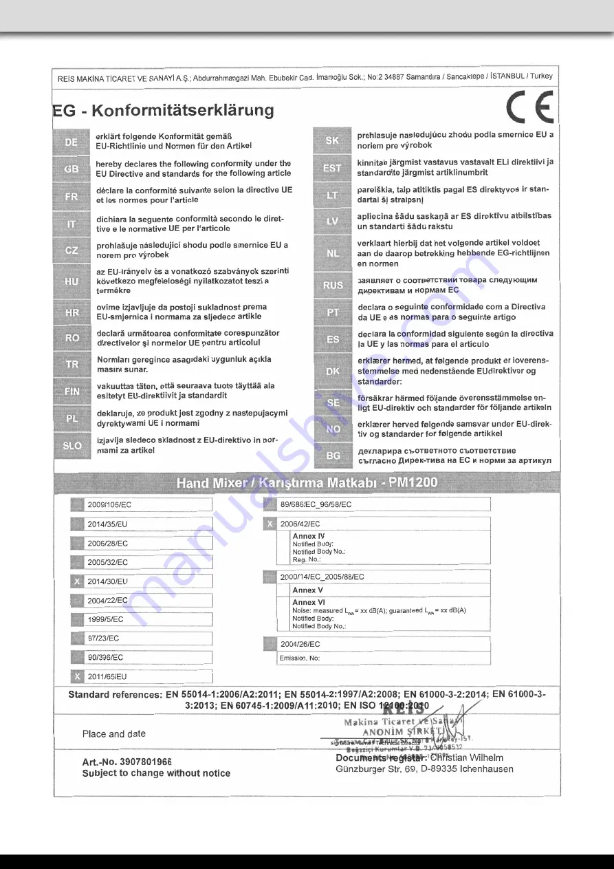 Full 3907801966 Translation Of Original Operating Manual Download Page 15