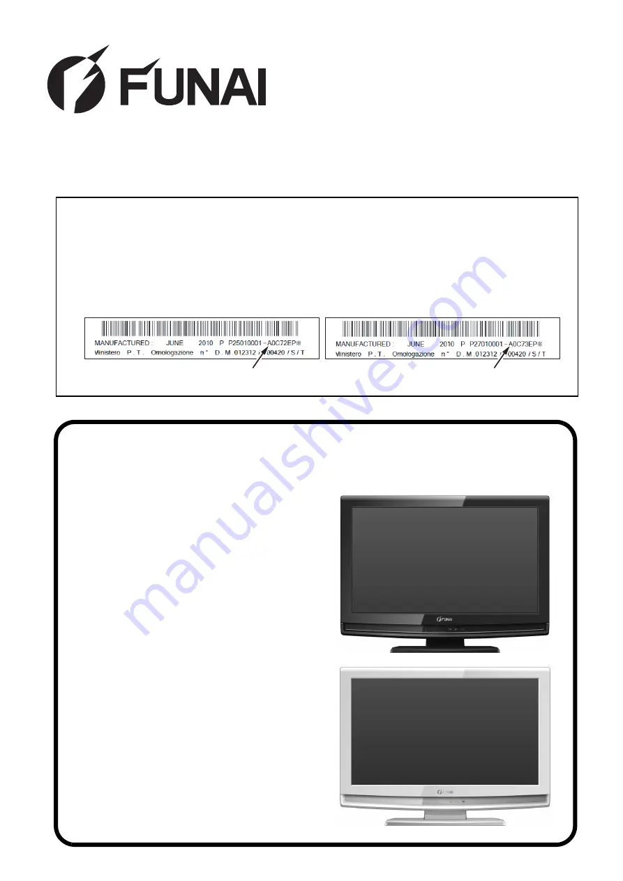 FUNAI A0C72EP Service Manual Download Page 1