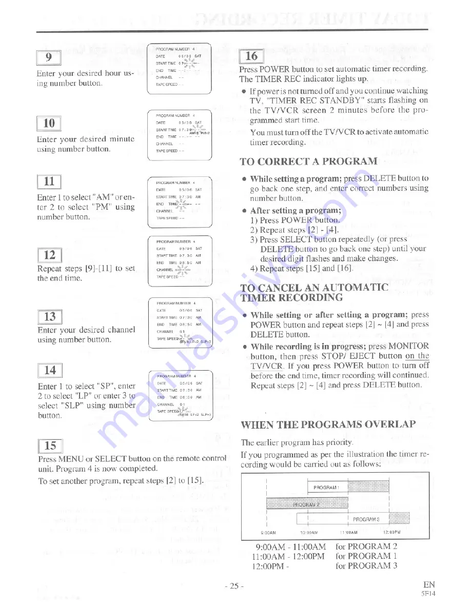 FUNAI F13TRE1 Owner'S Manual Download Page 25