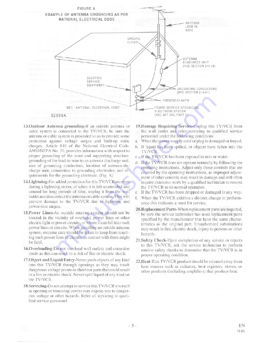 FUNAI F3813C Скачать руководство пользователя страница 3