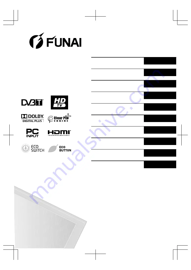 FUNAI LED24-H9001M Owner'S Manual Download Page 1