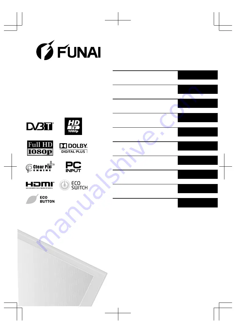 FUNAI LED40-H9200M Owner'S Manual Download Page 1