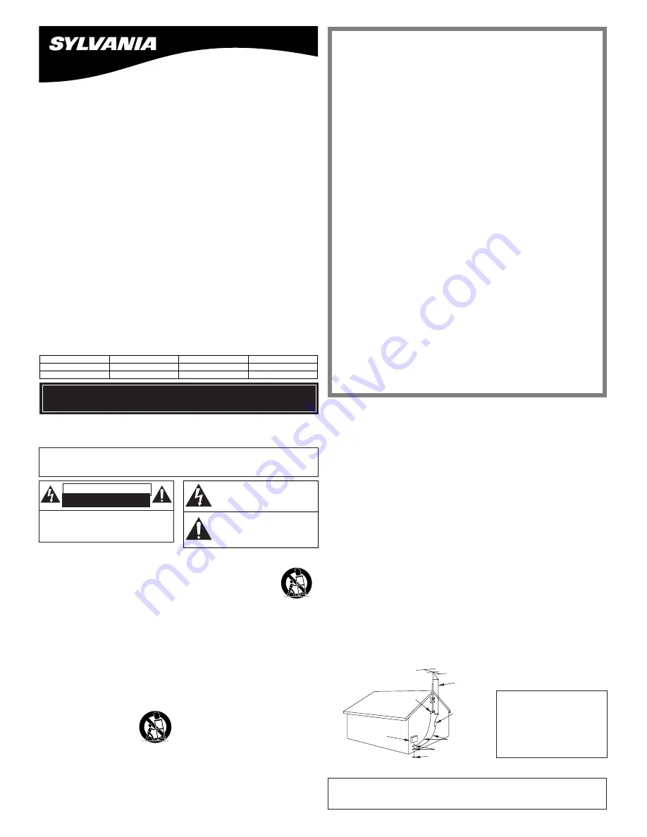 FUNAI Sylvania 6427TF Скачать руководство пользователя страница 1