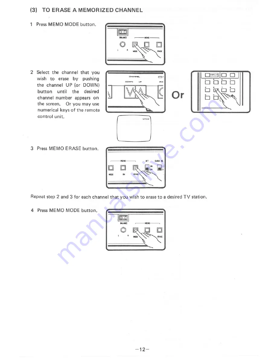 FUNAI T20M Owner'S Manual Download Page 12