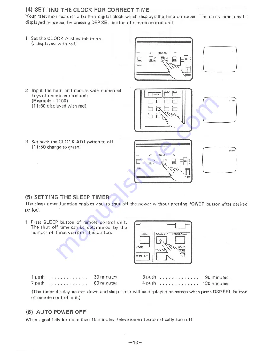 FUNAI T20M Owner'S Manual Download Page 13