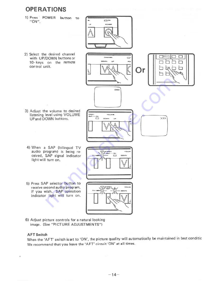 FUNAI T20M Owner'S Manual Download Page 14