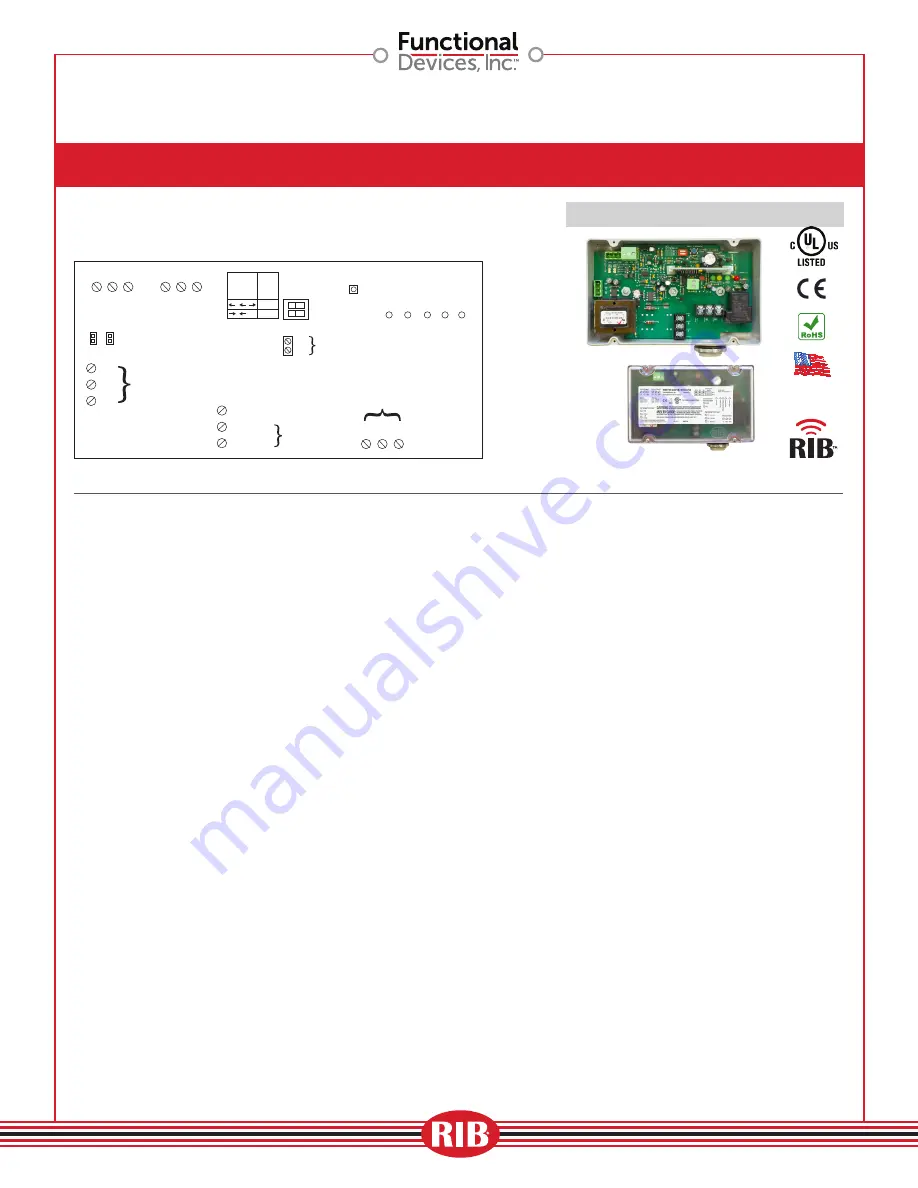 Functional Devices, Inc. RIBTW2401B-WIUI-N4T Скачать руководство пользователя страница 15