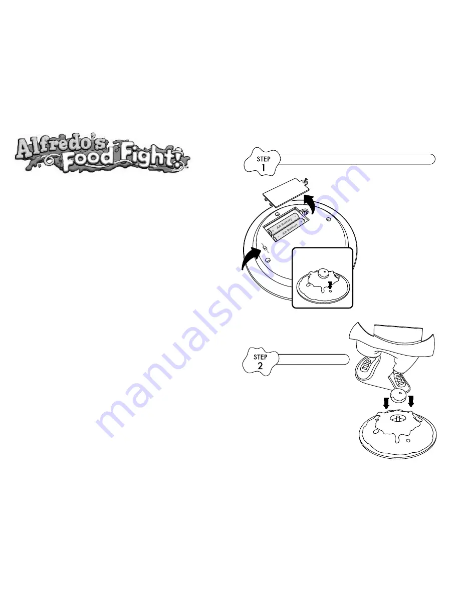 Fundex Games Alfredo's Food Fight User Instructions Download Page 1