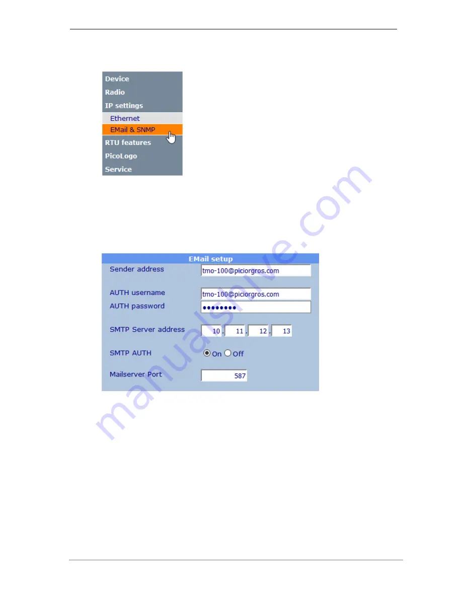 Funk-Electronic Piciorgros RTU-81 User Manual Download Page 69