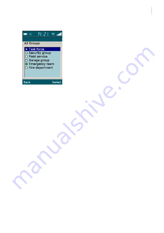 Funktel TETRA FT4 Operating Manual Download Page 67