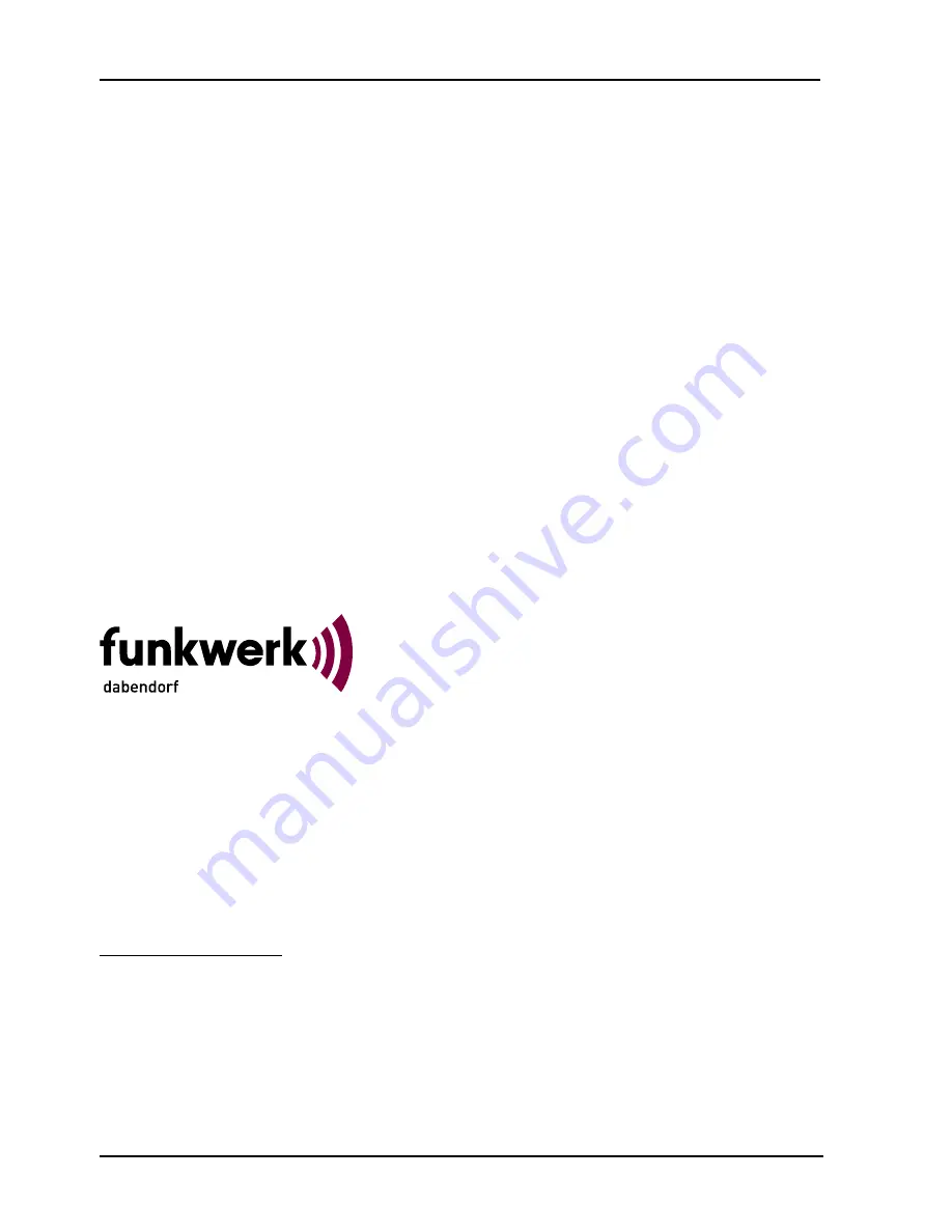 Funkwerk AUDIO 2010 Installation Instructions Manual Download Page 2