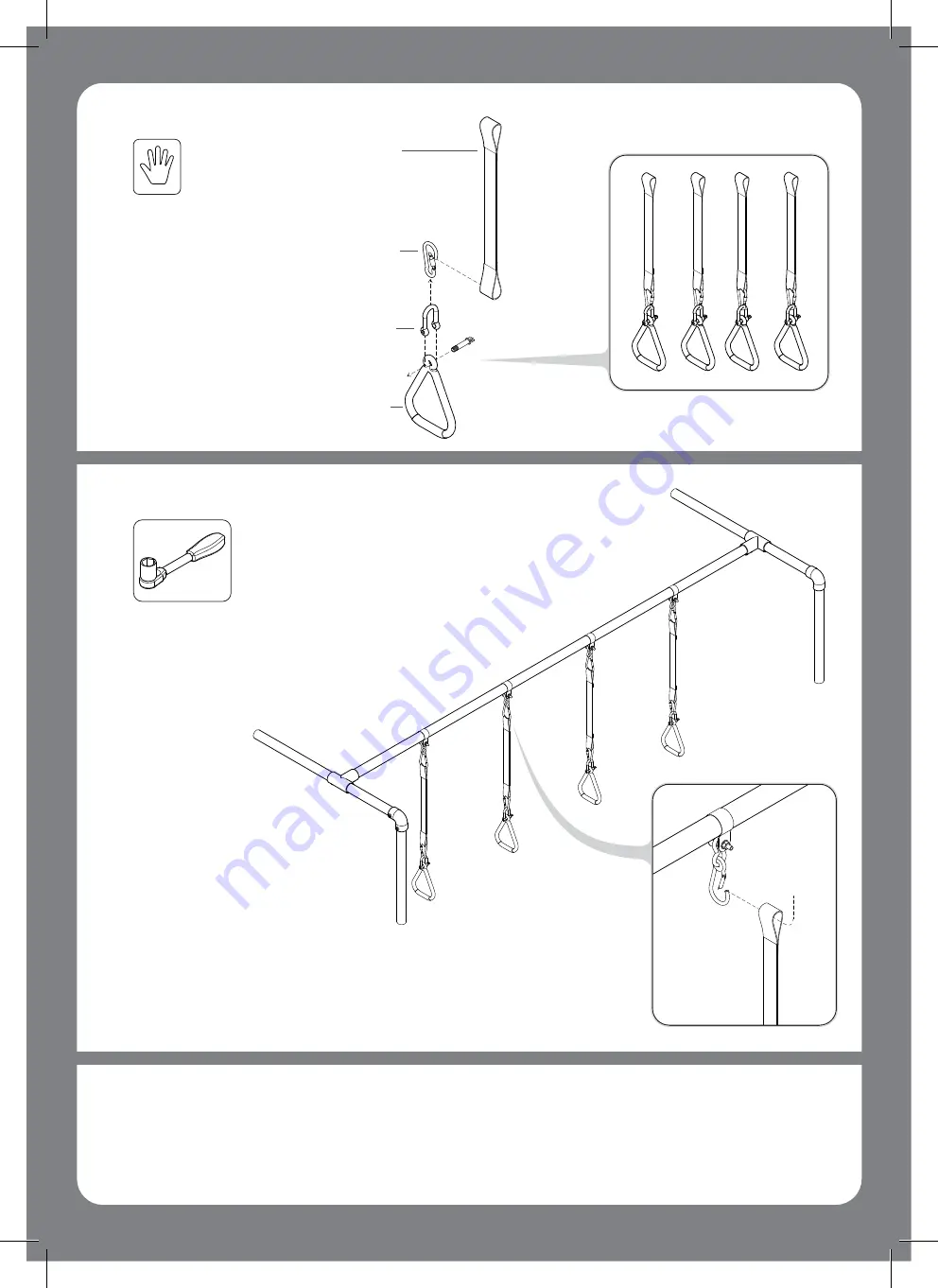 FUNKY MONKEY BARS Boxing Bag Assembly Instructions Manual Download Page 17