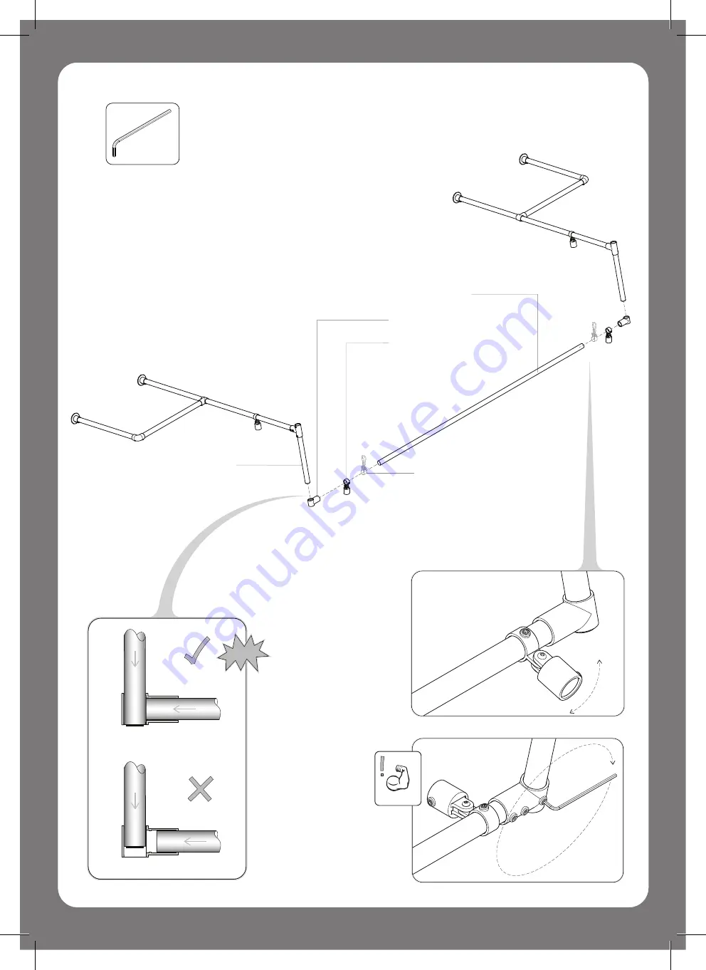 FUNKY MONKEY BARS Floating Accessories Bar Скачать руководство пользователя страница 11