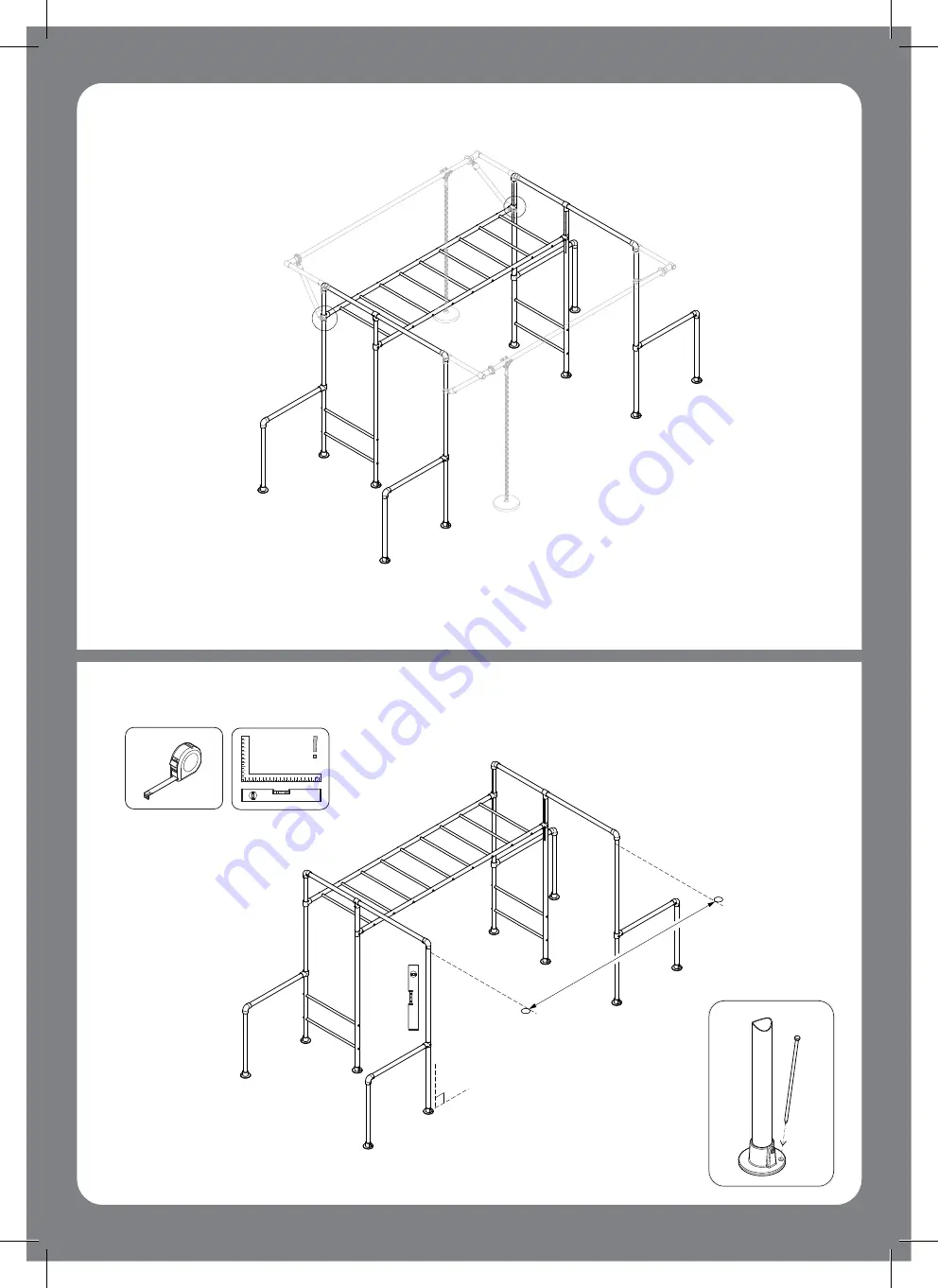 FUNKY MONKEY BARS Floating Flying Fox Скачать руководство пользователя страница 9