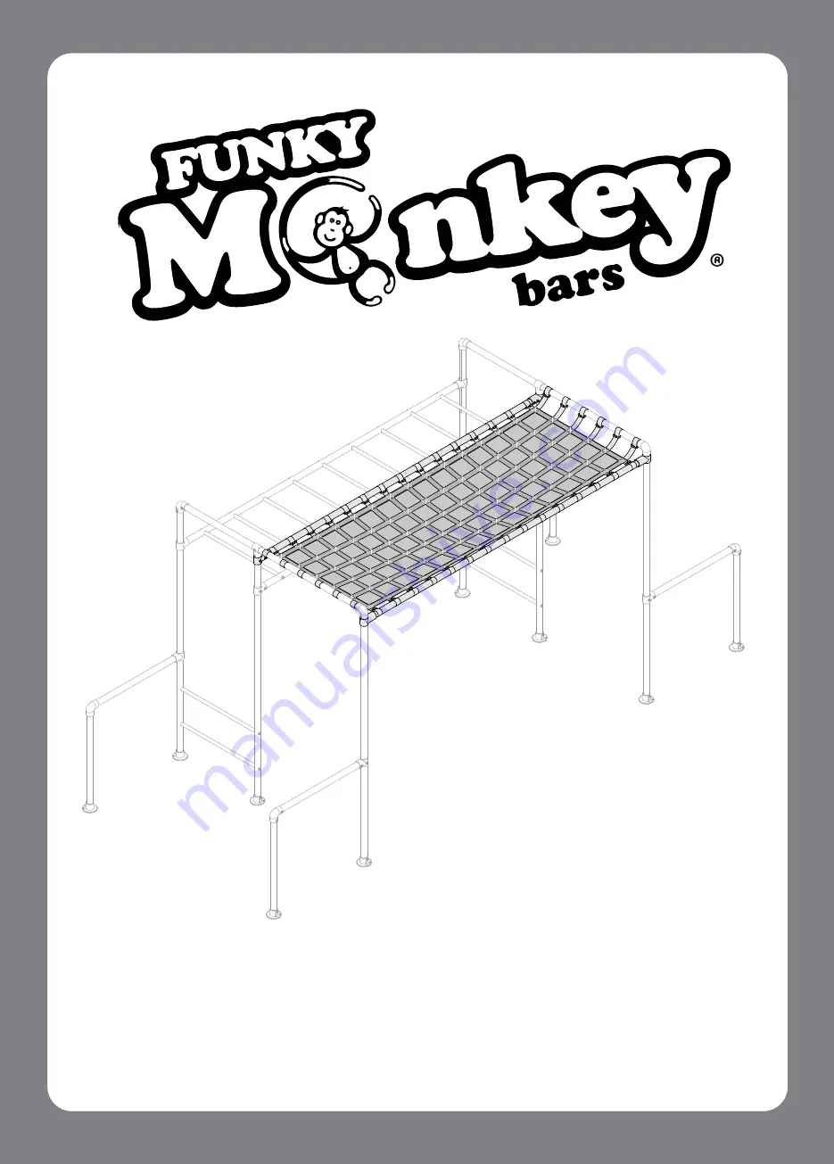 FUNKY MONKEY BARS HORIZONTAL CARGO NET Скачать руководство пользователя страница 1