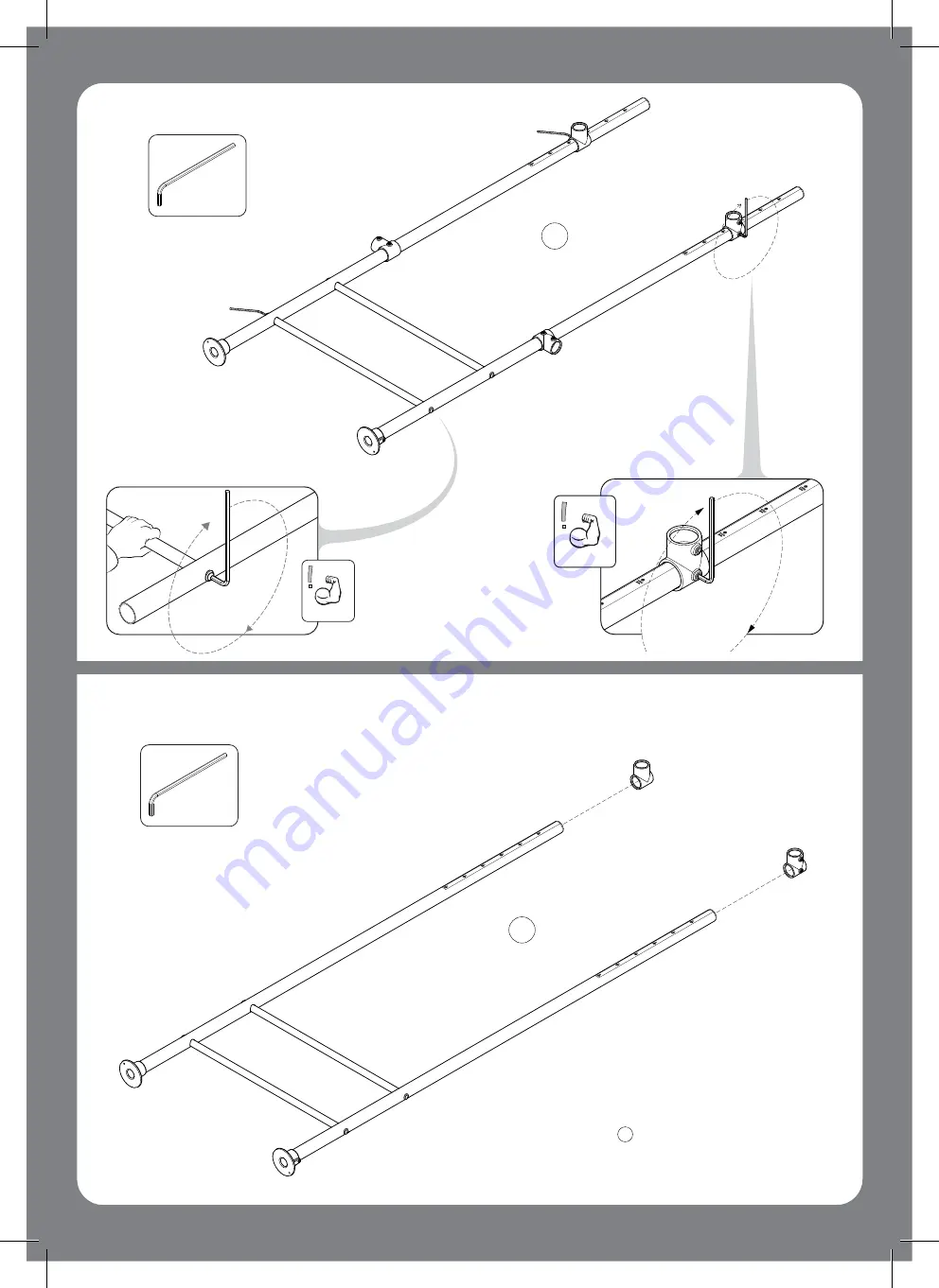 FUNKY MONKEY BARS THE CHIMP Assembly Instructions Manual Download Page 15