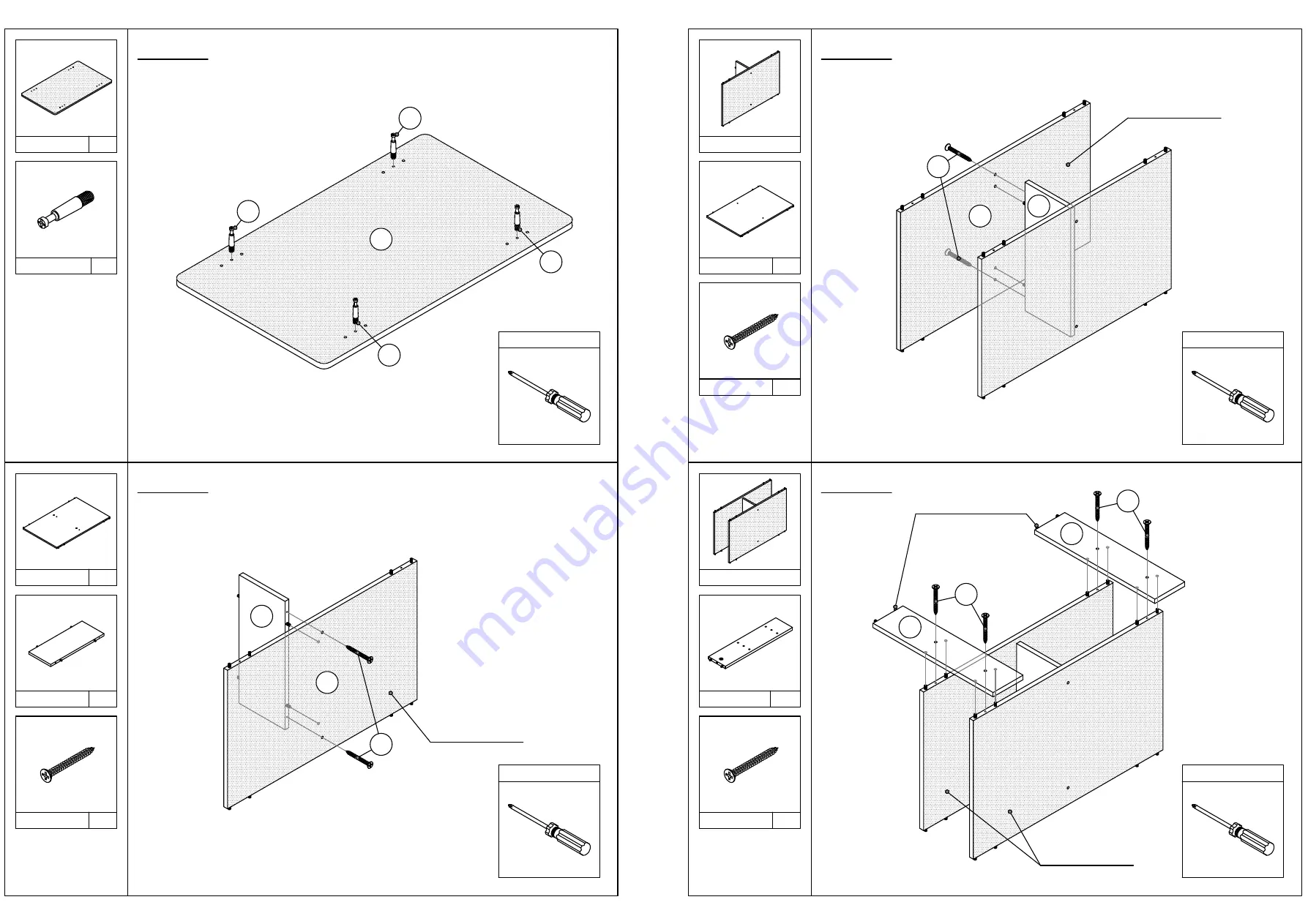 Furinno 11158 Assembly Instruction Download Page 4