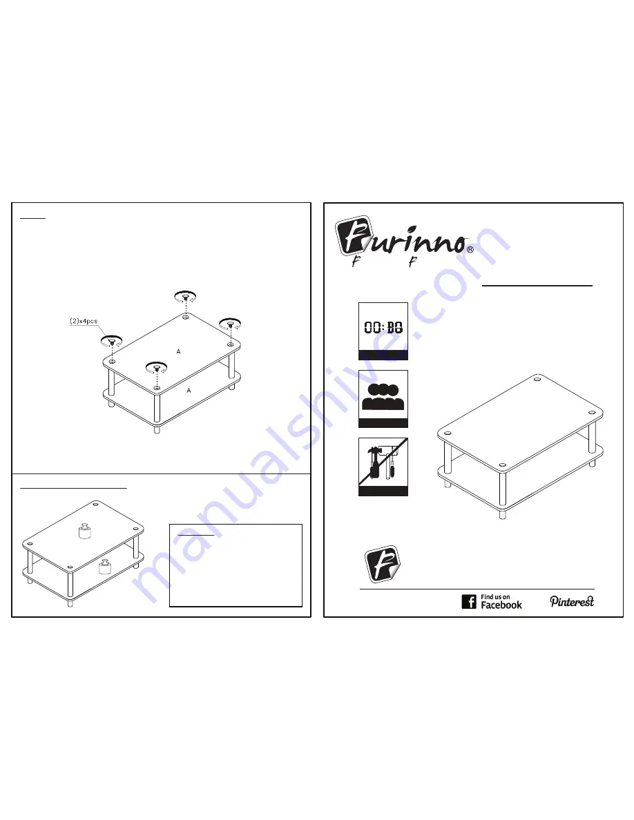 Furinno 11172 Скачать руководство пользователя страница 1