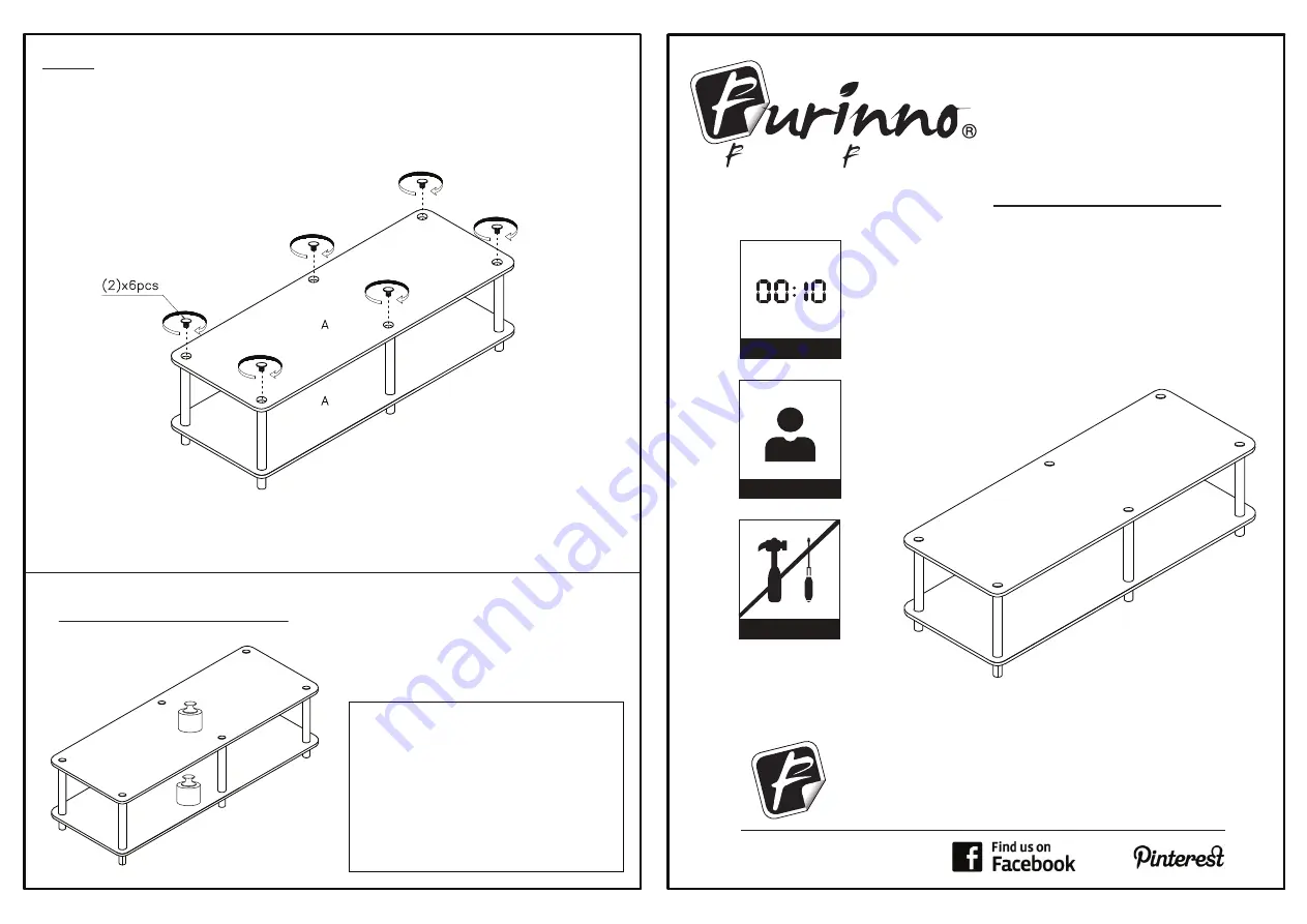 Furinno 11175 Скачать руководство пользователя страница 1